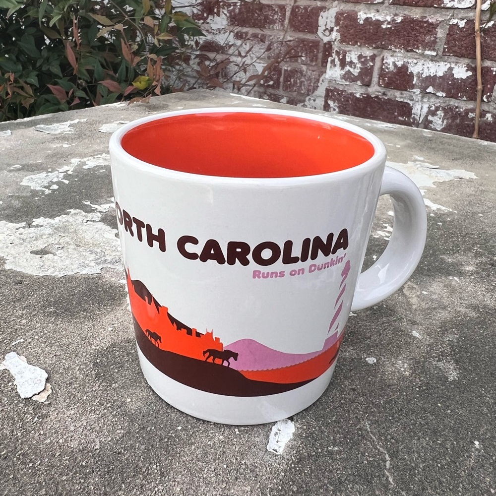 Dunkin' Donuts Destination North Carolina Runs On Dunkins 14 Oz Coffee Mug 2013